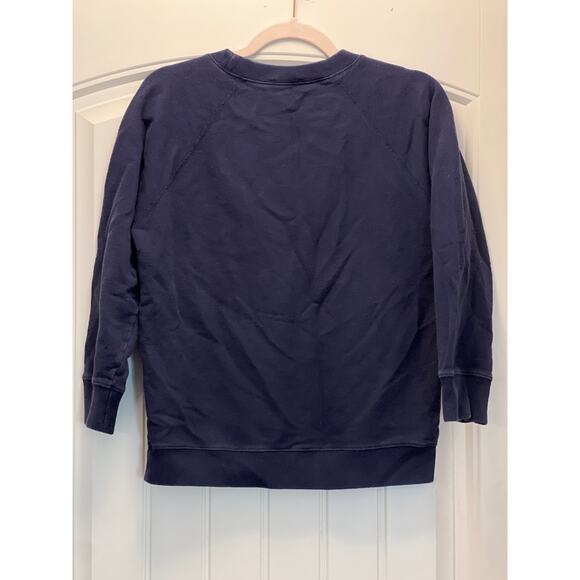 J Crew Women’s New York Graphic Casual Outdoor Pullover Sweatshirt‎ Size S Blue - Picture 3 of 3